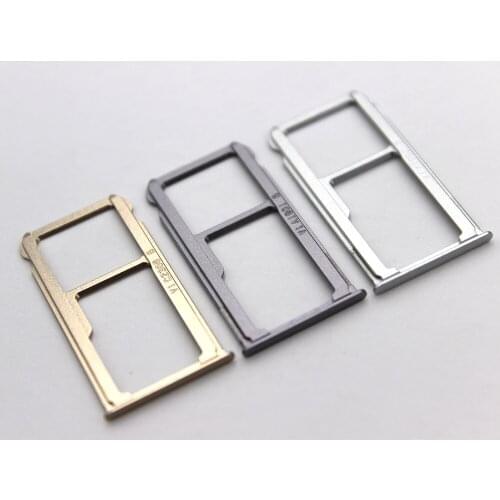 10pcs/lot Original New SIM Card Tray Slot Holder For Huawei Mate 8 Mate8 MT8 Replacement Parts