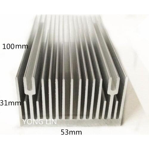 2pcs ic Heat sink/aluminum heat sink/53*31-100MM LED heat sink/IC heat sink