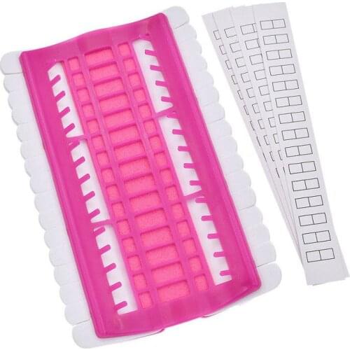 30 Positions Cross Stitch Row Line Tool Set Needles Holder Embroidery Thread Wire Organizer DIY Sewing Tools rose red