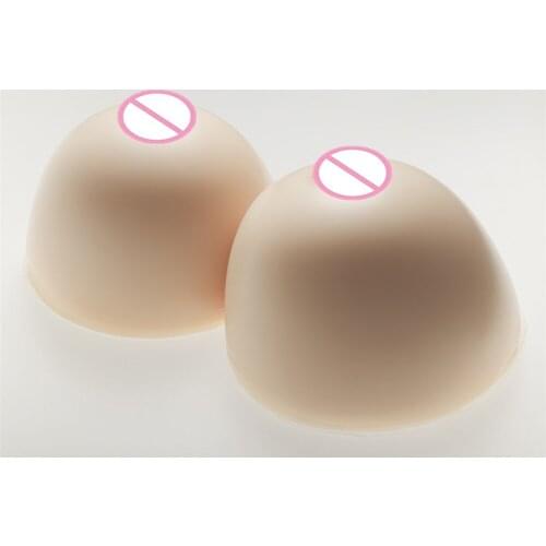 4600g/Pair White Super Large Silicone Breast Transgender Crossdresser False Breast Drag Queen CD Fake Artificial Breast Form