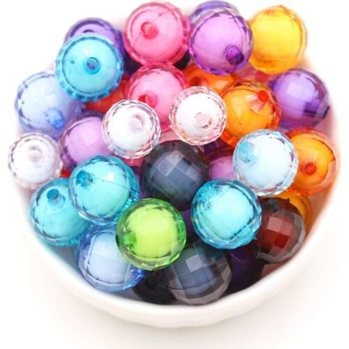 8MM96 cut surface acrylic beads handmade beaded DIY jewelry beads wedding decoration small animal fruit plate production