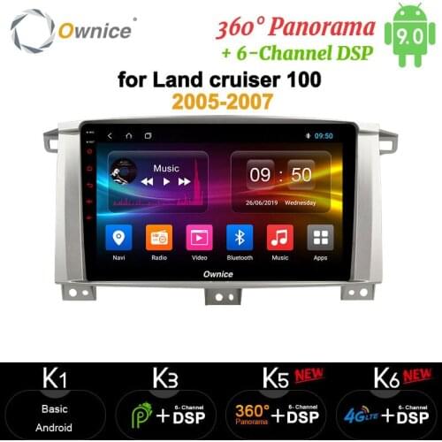 Ownice Android 10 4G 64G 8Core Car dvd player GPS Navi Radio 4G LTE DSP SPDIF for Toyota Land Cruiser 100 150 2005 2006 2007