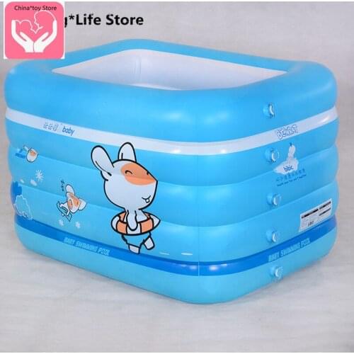 Childrens Inflatable Pool Home Indoor Bath Barrel Heightened Bathtub Swimming Pool Portable