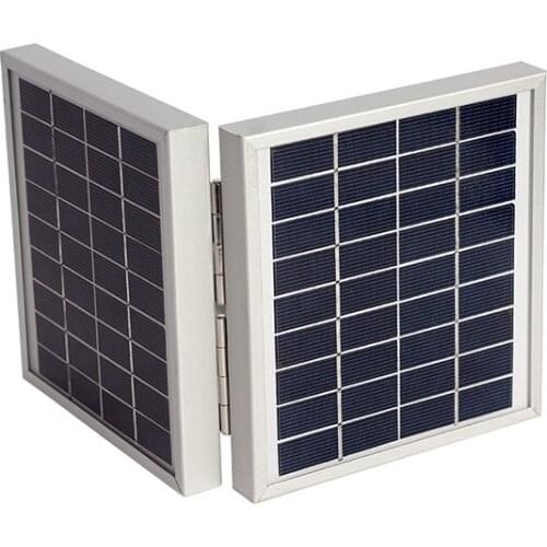 DUAL SOLAR PANEL 2 Lİ 9 VOLT 4 WATT 143*137*36 2.5 METERS WIRED