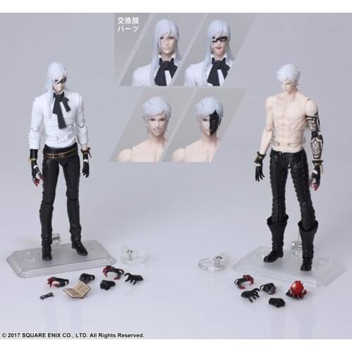 2pcs/set Original Bring Arts anime figure Adam Eve Devola Popola NieR Automata YoRHa Cartoon Toy Action Figure Model Doll Gift