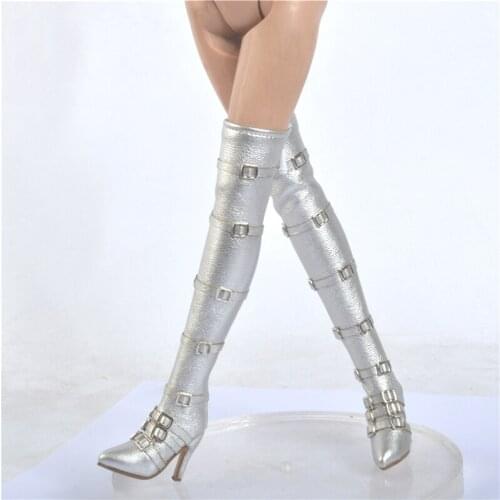1/6 Scale Female High Heel Boot Shoes for 12inch Action Figure Womans Body 1/6 Doll Casual Sandals Shoes Boots Doll Accessories