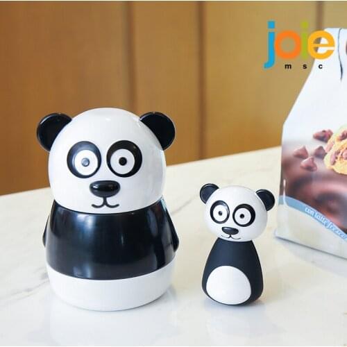 JOIE Panda Measuring Cup Heat-resistant Scale Plastic Graduated Detachable Snacks Daily Baking Cute Container Kitchen Tools