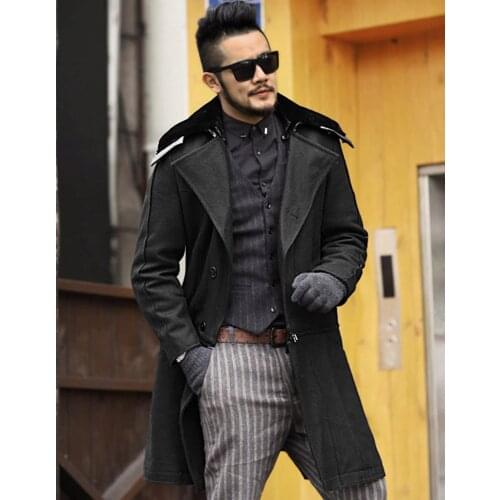 Мужские шерстяные пальто MIXLIMITED China At AliExpress