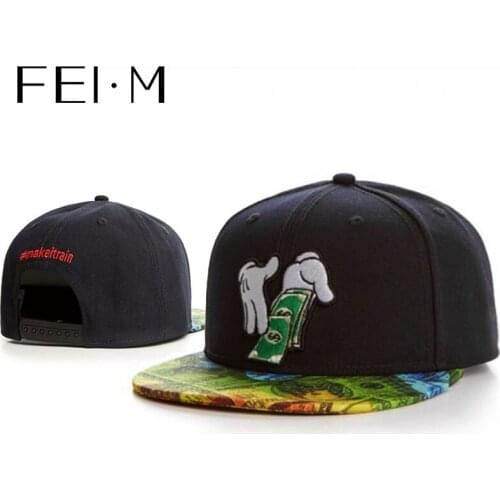 FEI M Fashion Rainmaker Cap Give Me Dollar Adult Outdoor Casual Sun Baseball Cap Boy Girl Travel Hip Hop Snapback Hat