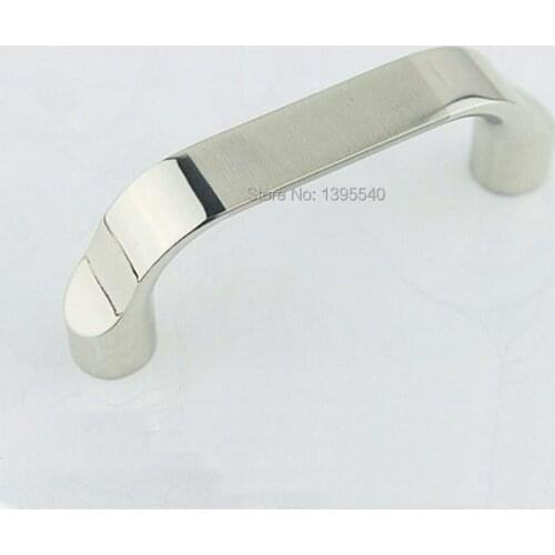 New 64mm Brush Modern Cabinet Drawer Handles Knobs Sample Furniture Solid Handle Cupboard Closet Zinc Alloy Handle Pulls Bars