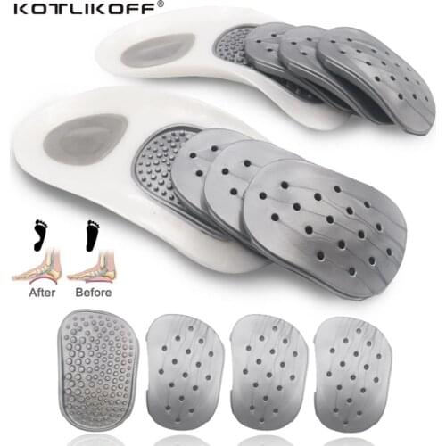 Flatfoot Orthotics Cubitus Varus Orthopedic Insoles Feet Pads Care Correction Arch Support Orthopedic Cushion Massage insert