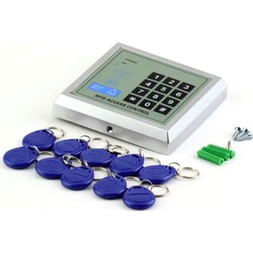 1set Security Electronic RFID Proximity Entry Door Lock Access Control System + 10 Key Fobs hot search