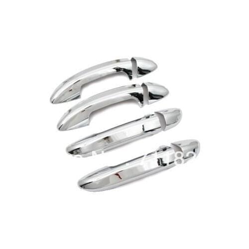 Car Styling Chrome Door Handle Cover 4 Doors For Skoda Superb MK2