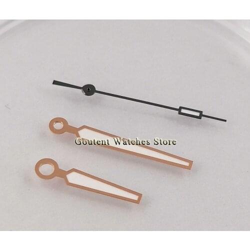 Luminous rose gold Watch Hands Fit Miyota 8215 8205 821A,DG2813,3804 Automatic Movement