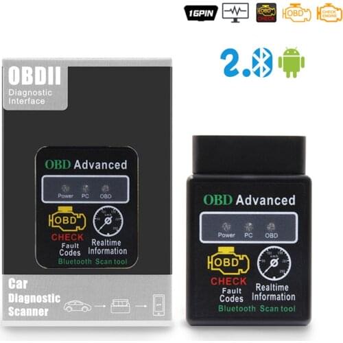 V1.5 OBD2 ELM327 Bluetooth HH obd V2.1 ELM 327 Version1.5 OBD2 / OBDII for Android Torque Car Diagnostic Tool Auto Code Scanner
