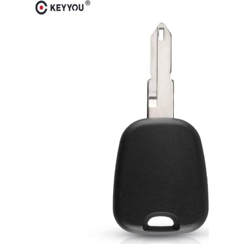 KEYYOU Replacement Transponder Auto Car Key Cover Case for Peugeot 206 306 307 405 407 for Citroen NE73 Blade