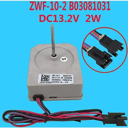 Replacement ZWF-10-2 B03081031 DC Fan Motor for Hisense Ronshen Refrigerator Fan Repair parts