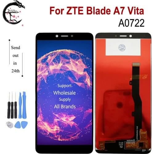 5.45" New LCD For ZTE Blade A7 Vita A0722 LCD Display Screen Touch Panel Digitizer Sensor Assembly A7vita Display Replacement
