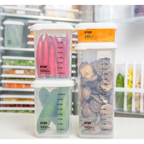 1pcs Noodle storage box with cover at home plastic large storage kitchen coarse cereal box refrigerator sealed crisper