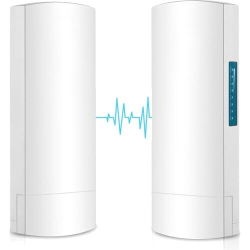 2 Pcs Wireless Outdoor Ap 5.8G 3KM / 300Mbs / Wifi Bridge CPE Directional Antenna Remote Outdoor Access Point Weatherproof IP65