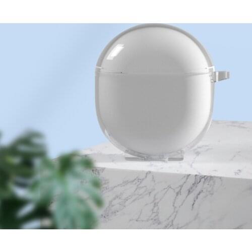 AXYB Transparent TPU Case Cover Compatible with -realme Buds Air 2 Earbuds Charging Case Protective Dustproof