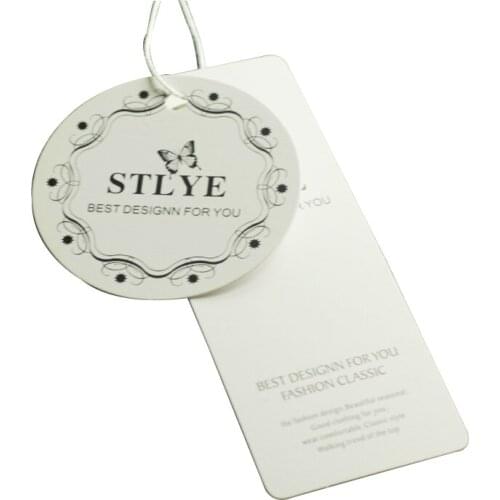 Free Shipping Customized Garment Hang Tags For Product Price Swing Tags For Clothing Fabric Hang Tag Printed Clothes Labels