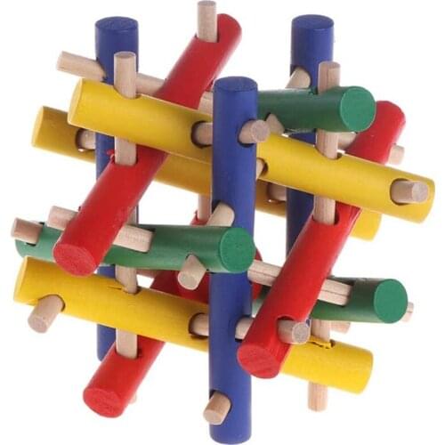 Kongming Luban Lock Unlock Adult Intellectual Building Blocks Educational Wooden Childrens Toys