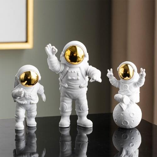 3/pc Action Figure Astronaut Mini Miniatures Car Decoration Accessories Bedroom Office Desk Decoration Accessories Cute Gifts