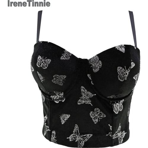 Irene Tinnie Solid Color Hot Stamping Velvet Vest 2021 New Fashion Classic Womens Party Club Night Bustier Crop Tops Camis