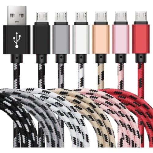1M 2A Fast Charger Micro USB Cable Android Data Charger Cord for Huawei P10 P9 P8 Lite Mate 8 Honor 5a 5c 9 Lite for Nokia 3 2