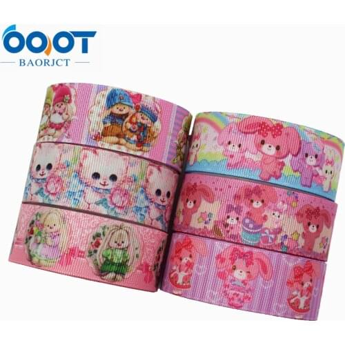 L-20817-842,1"(25mm),10yards Cartoon series grosgrain ribbons,bow cap accessories party Gift wrap DIY handmade materials