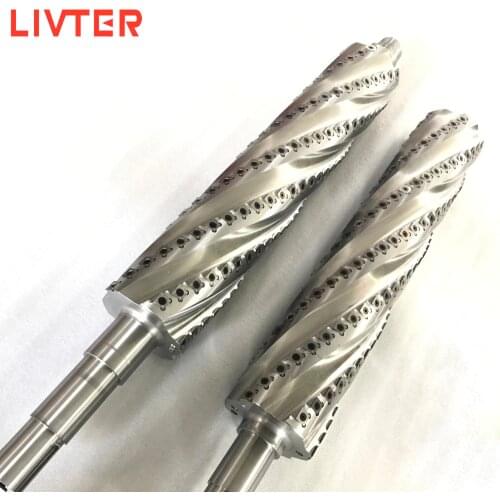 LIVTER helical cutter head wood working sprial cutter head steel material replace baldes cutter