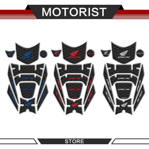 Motorcycle 3D Fairing Gas Cap Tank Pad protection Sticker Decal for PCX 125 150 PCX125 PCX150 2018 2019