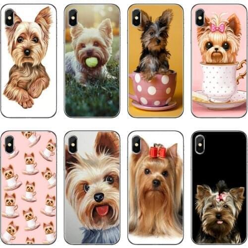 TPU Soft Case For Samsung Galaxy A70 A60 A50 A40 A30 A10 A9 A8 A6 Plus A7 A5 A3 2018 2017 2016 Yorkshire Terrier Dog Phone Case