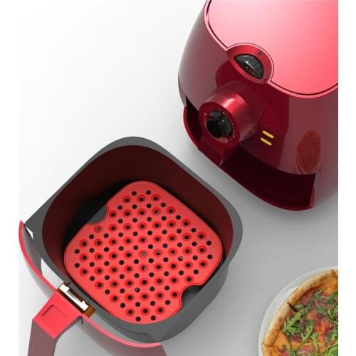 Air Fryer Liner Air Fryer Mat Food Grade Non-Stick Silicone Fryer Basket For 7.5~9-Inch Air Fryers Steamers Пароварки
