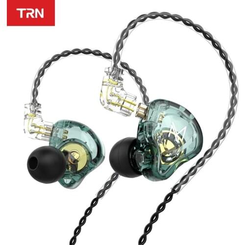 TRN MT1 Wired Earphones In-ear Headphones HIFI Hanging Ears Running Heavy Bass Mobile Phone Wire Stereo Surround Sound Earbuds