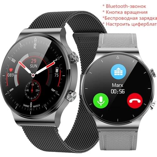 FIMAODZ Smart Watch Men Bluetooth Call Wriless Charge Customize Dials Heart Rate Monitor Smartwatch For Samsung Xiaomi Huawei