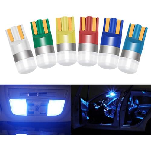 T10 W5W LED Car Clearance Led Dome Reading Lamp 3030 12V Auto Interior Vehicle Color Door Bulb Accessories Trunk Reverse Lights