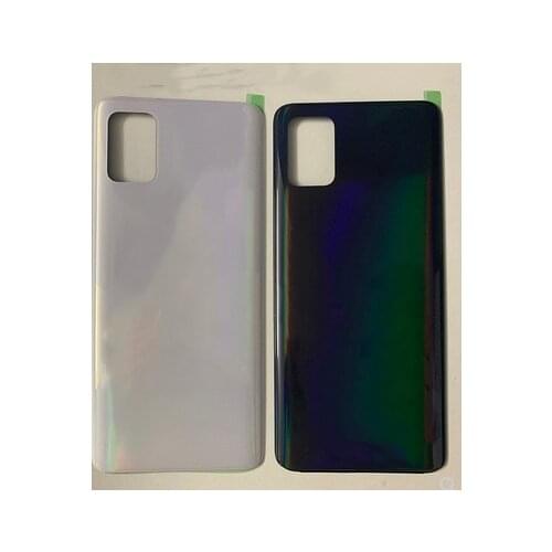 10Pcs/lot Back Glass For Samsung Galaxy A51 A515 A71 A715 Battery Cover Rear Door Housing with sticker Replacement parts