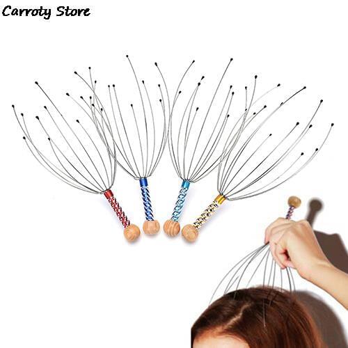 1Pc Stress Relax Massage Massager Head Neck Scalp Equipment Effective Relieving Fatigue High Quality