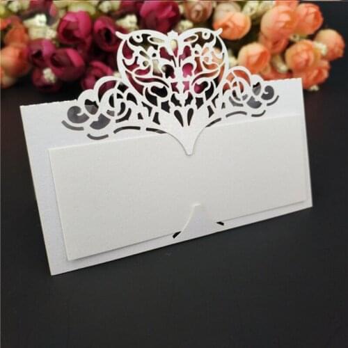 10 Colors Heart Shape Table Name Place Card Table Decoration Wedding Invite Cards Christmas Birthday Party Favor Supplies