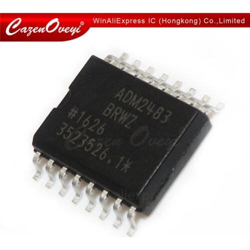 10pcs/lot ADM2483BRWZ ADM2483B ADM2483 2483BRWZ SOP-16 In Stock