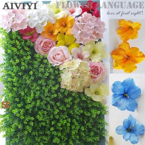 10PCS silk Gladiolus flower heads photography 10 colors artificial wedding fake flower decoration home hotel background