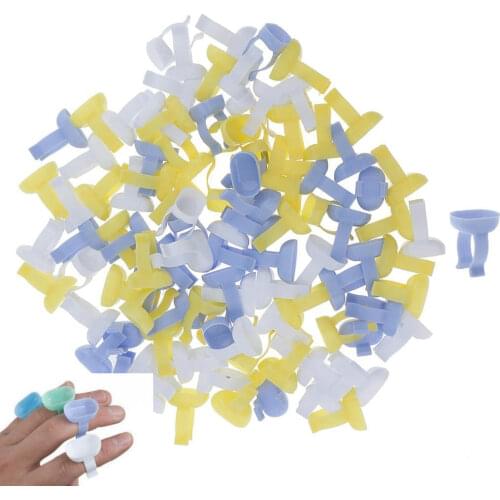 100pcs Dental Mixing Handy Finger Bowl Cup Dappen Dish Prophy Ring for Endo