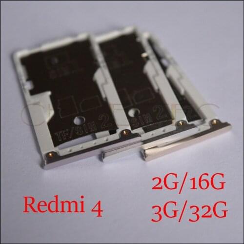 10x Nano/ Micro SIM Card Tray Holder Micro SD Card Slot Holder Adaptert for Xiaomi Redmi 4 2G/16G Redmi 4 pro 3G/32G for Redmi4