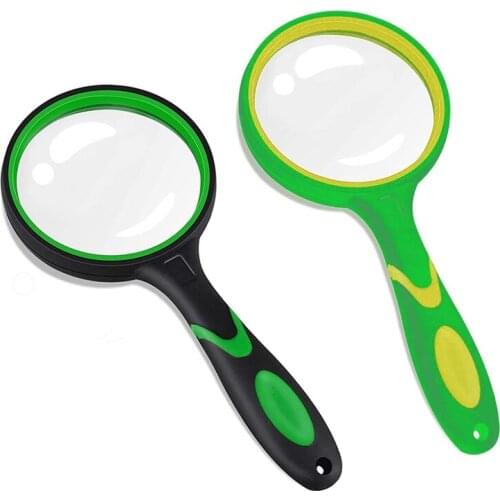 10X nifying Glass Handheld Reading nifier, 75Mm nifying Lens and Non-Slip Handle for Jewelry, Coin, Reading