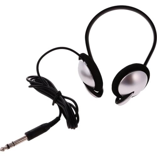 6.3mm Plug Studio Headphones DJ Stereo Headphones Studio Monitor Gaming Headset For TV Phones PC Electronic Piano Headset