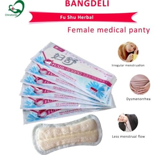 80 Pcs/ 8 Packs Fu Shu Medicine Tampons Anion Pads Female Gynecological Pads Vaginal Infection Cure Sanitary Napkin Panty Liner