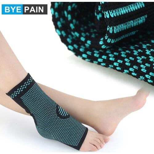 1Pcs BYEPAIN Ankle Support Brace Breathable Nylon Material Super Elastic and Comfortable Perfect for Sports