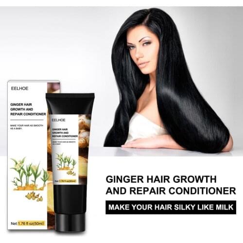 Safe to Use Compact Ginger Oil Hair Growth Repair Conditioner for Salon